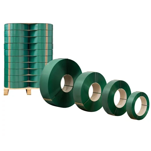 PET Strap Roll - Green PET Flakes | 1 Year Warranty, Durable and Eco-Friendly Solution