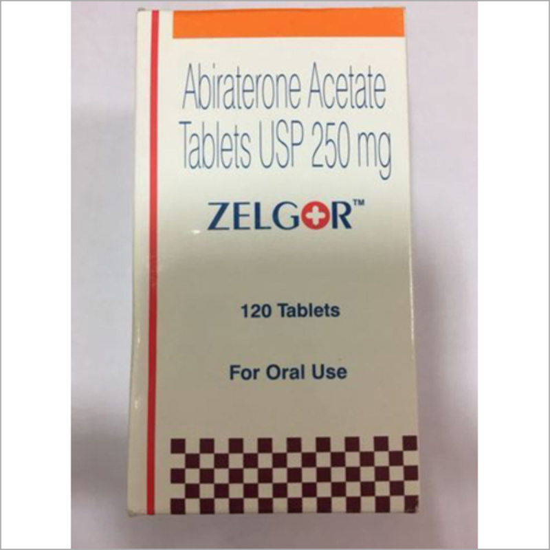 Zelgor Tablets - 250mg Abiraterone Acetate | Anti-cancer Treatment For Prostate Cancer, 120 Tablets Per Pack, Store Below 30a C