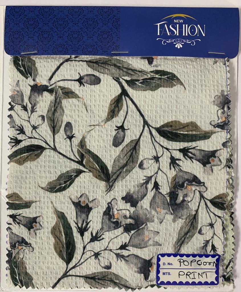 Digital Print Popcorn Fabrics