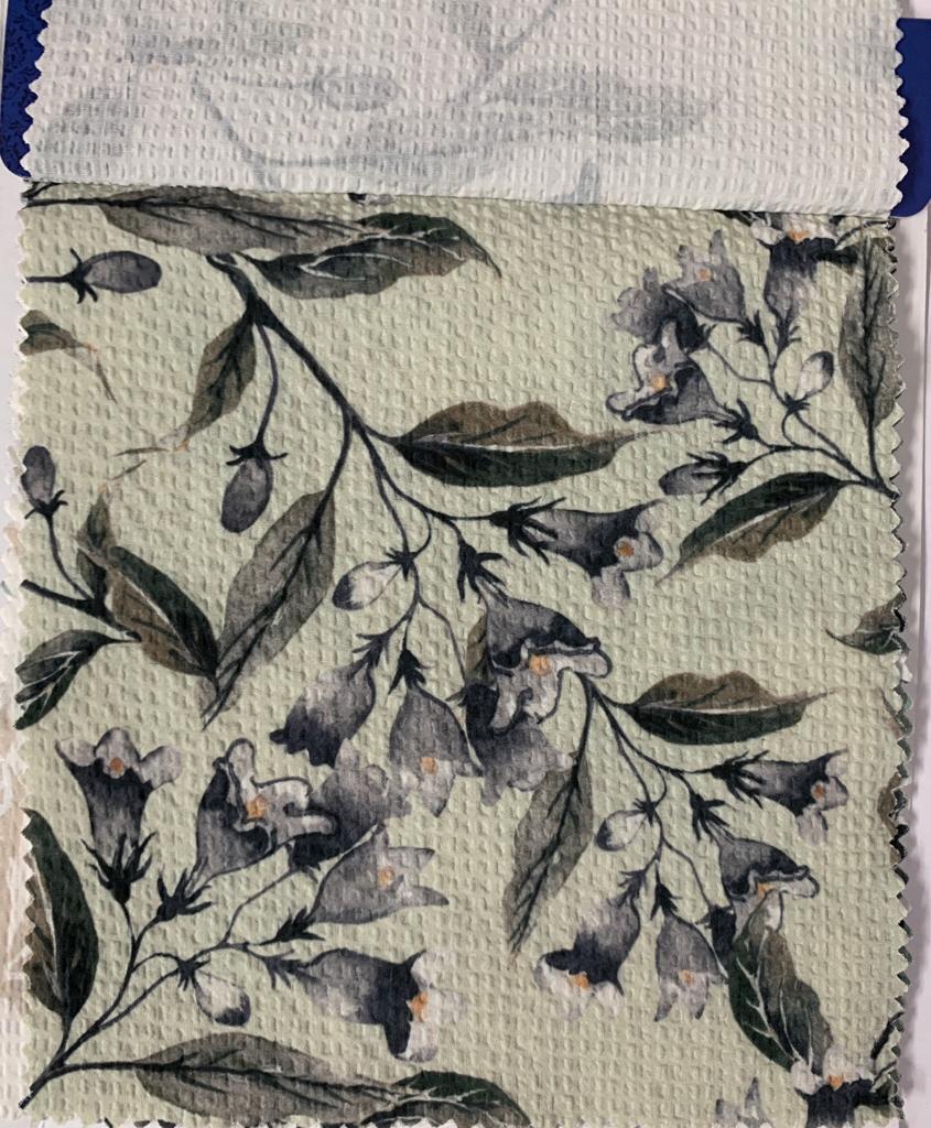 Digital Print Popcorn Fabrics