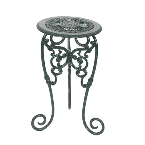 Black Beautiful Cast Iron Balcony Garden Planter Stand