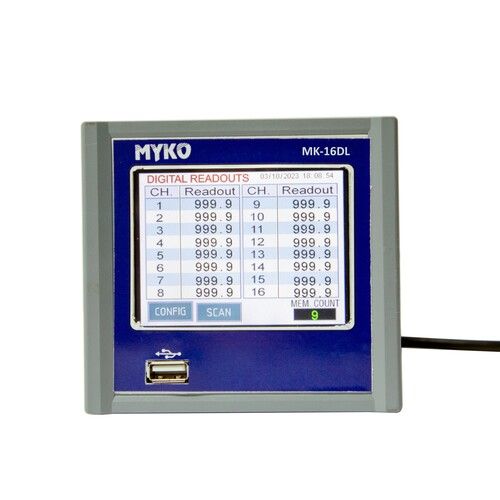 16 Channel Data Logger Usage: Industrial