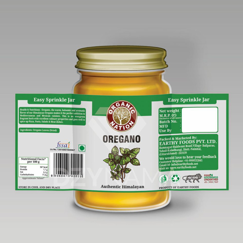 Oregano Labels Printing Service