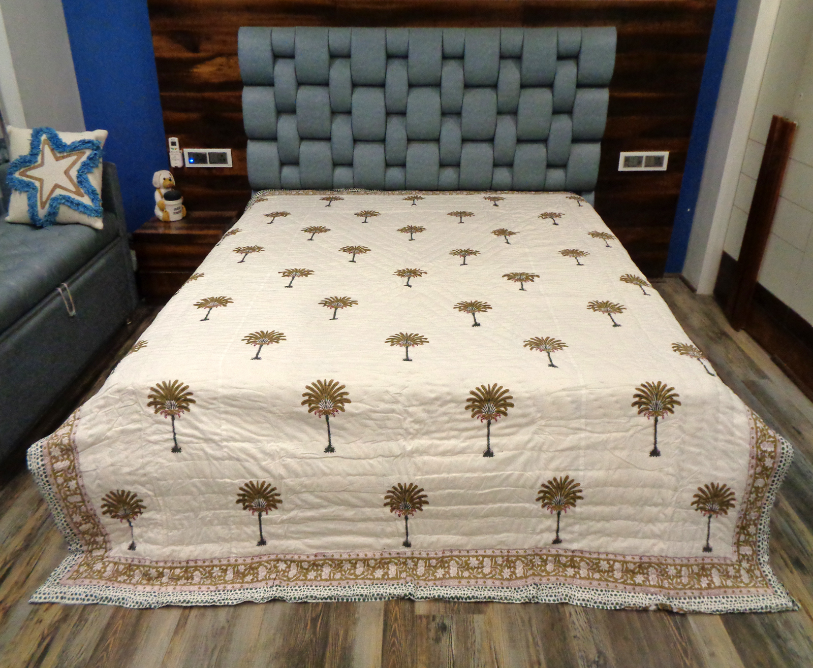 Hand Block Printed Quilts - Color: Assorted