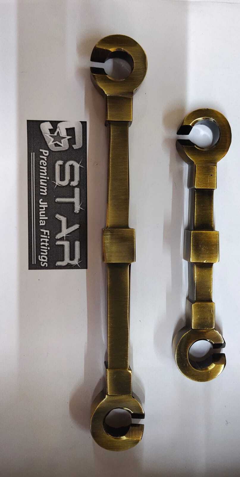 Brass Swing Chain - 8" Square Mala, Single Chain Design | Warranty Included, Corrosion-resistant, 300 Kg Load Capacity