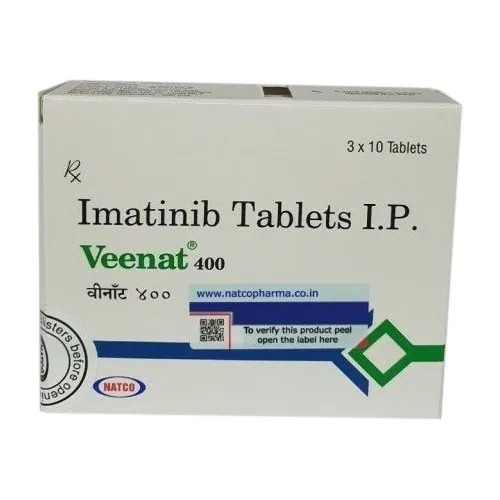 Veenat 400mg Tablets - Imatinib Mesylate For Health Supplementation | Suitable For All Ages, Store Below 30a C, Keep Away From Children And Pets