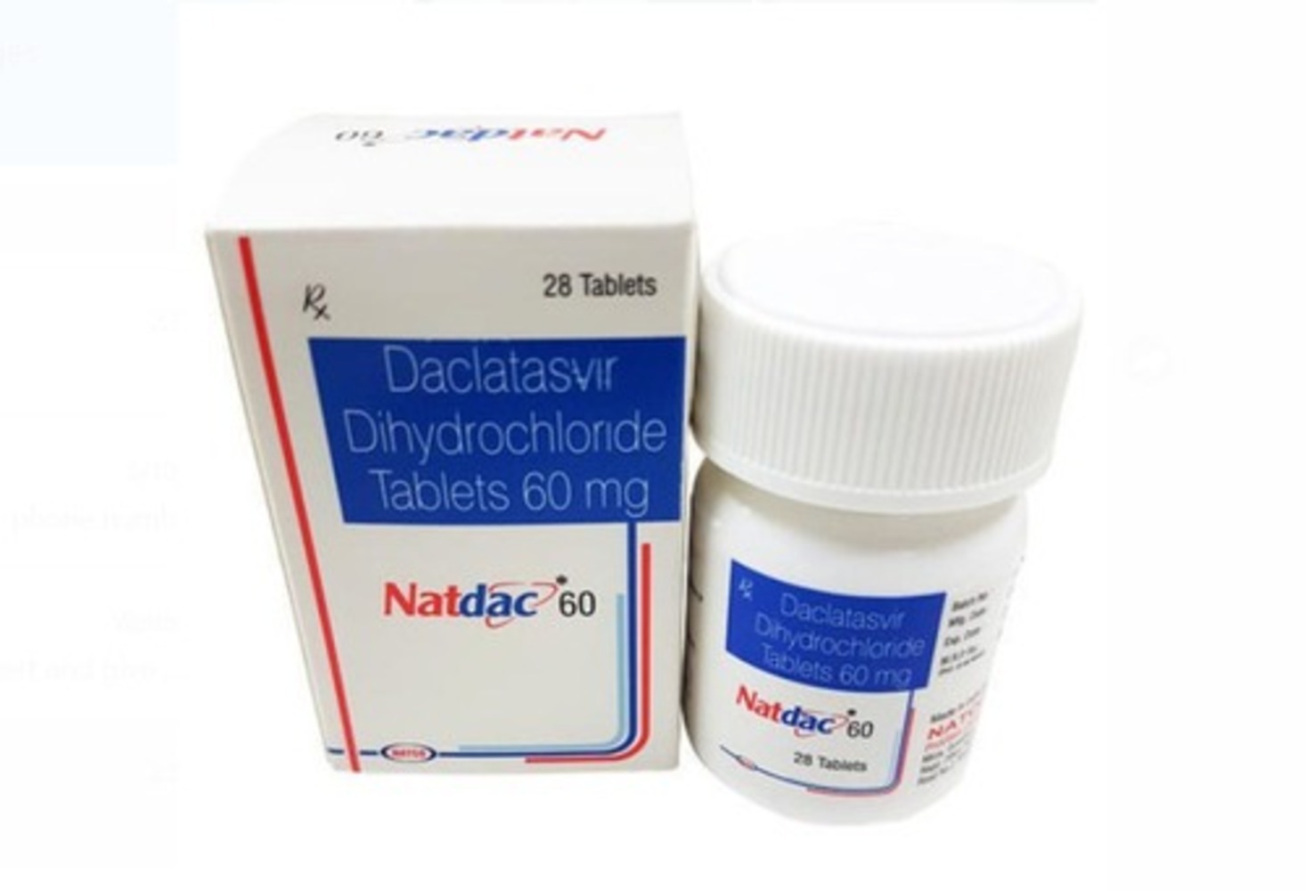 Natdac 60mg Tablets