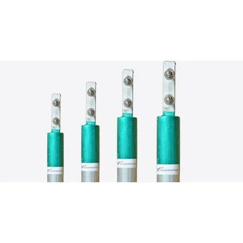 Chemical Earthing Electrode - Galvanized Iron, 50mm Diameter , Silver Round Shape, Ideal for Industrial Applications