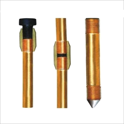 Maintenance Free Earthing Electrode - Iron, 98% Purity, Round Shape, Brown Color | Ideal for Industrial Settings, Minimal Maintenance Required