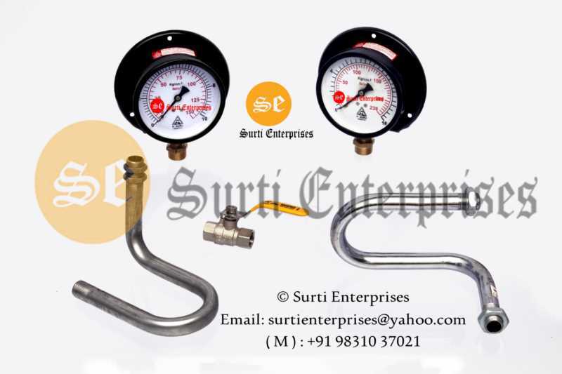S.s Syphon - Stainless Steel, 3/8" / 1/2" Size | Ideal For Pressure Gauge Water Applications