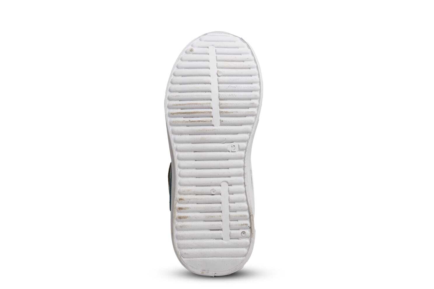 Boys Sport Shoe - Mesh And Pvc Upper, Size 11x5, Grey Neon Orange Color - Lace Closure, Lightweight, Suitable For Running In All Seasons
