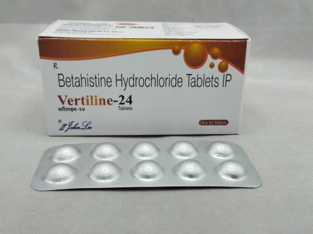 Betahistine Dihydrochloride Tablet - 8mg, 16mg, 24mg | Antivertigo Treatment For Meniere's Disease, Cool Storage Required