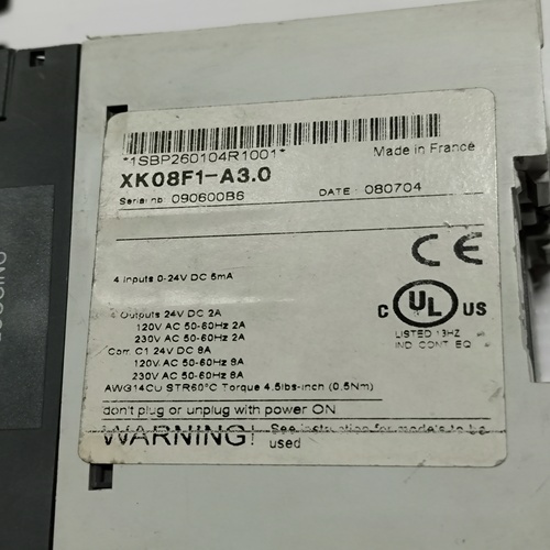 Abb Xk08f1-a3.0 (1sbp260104r1001) Plc Module - High-performance Programmable Logic Controller Module , Reliable Industrial Automation Solution