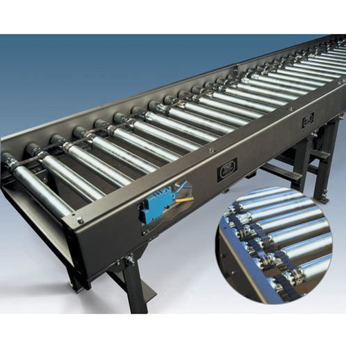 सिल्वर चेन ड्रिवेन रोलर कन्वेयर