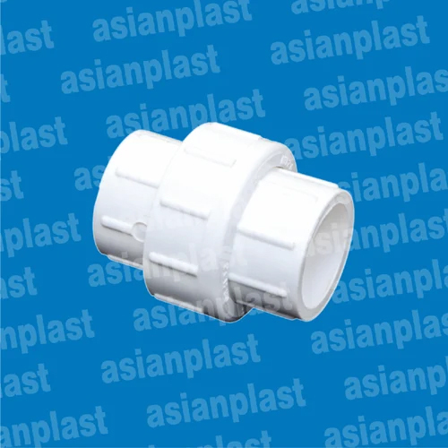 UPVC Pipe Unions - 1/2 to 3 Inch Size, White Color, 5-10 mm Thickness | Durable, Corrosion-Resistant, Leak-Proof Design