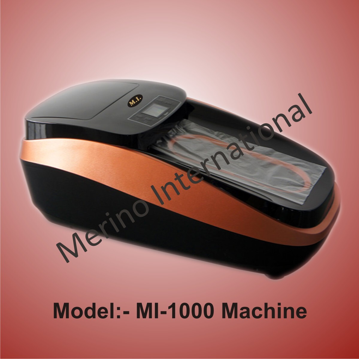 Shoe Cover Lamination Machine - Color: Black