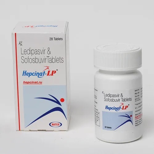 Hepcinat Lp Tablets - Sofosbuvir 400 Mg & Ledipasvir 90 Mg | 28 Tablets, Anti-viral For All Age Groups