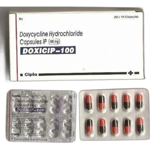 डॉक्सिसिप 100 डॉक्सीसाइक्लिन 100mg कैप्सूल सामान्य दवाएं