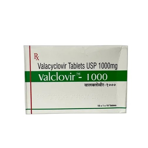 वैलेसीक्लोविर टैबलेट 1000mg सामान्य दवाएं