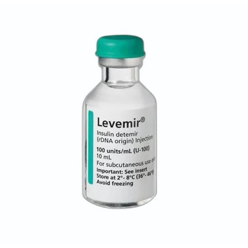 Levemir (Insulin Detemir) Vial 10ml Of 100 Unitsml General Medicines