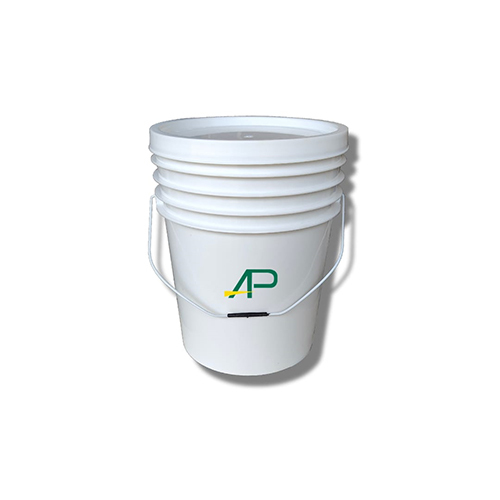 Ppcp Paint Bucket - 10 Ltr Size, White Color | Un-breakable, Leak Proof, Durable, Flexible