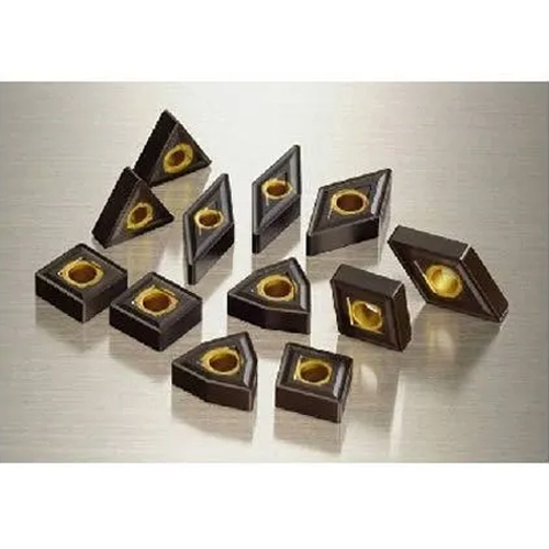 Korloy Carbide Insert - High-Grade Carbide, Various Sizes Available, Black Color | Durable Cutting Tool for Hard Metals & High-Temperature Alloys