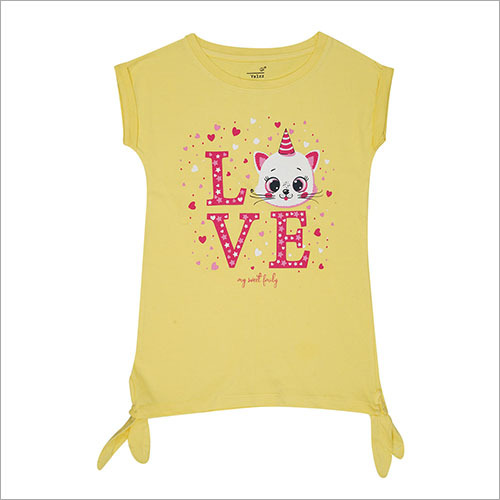 Baby Girls Solid Pure Cotton Top Age Group: 9-16 Years