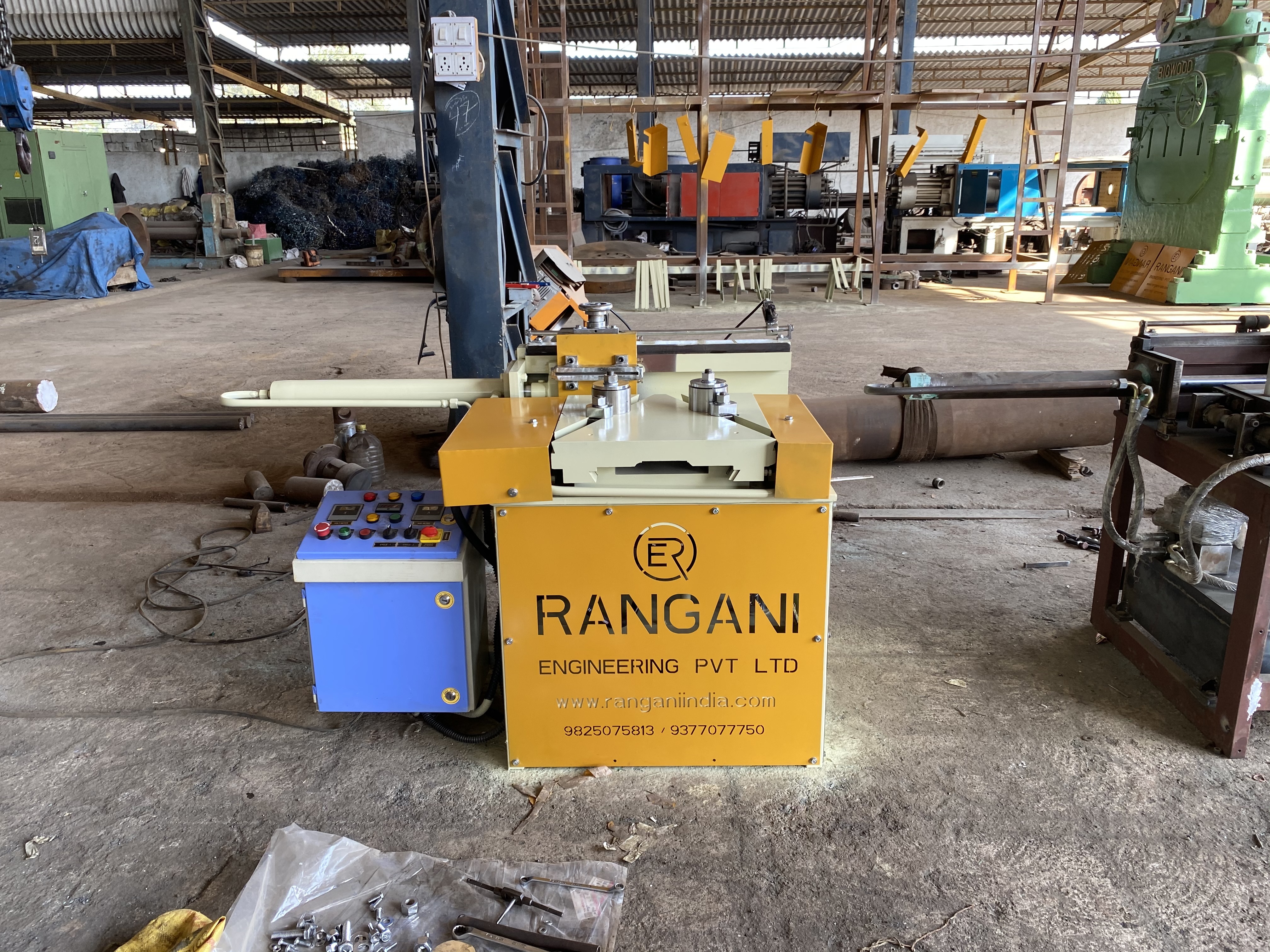 Hydraulic Flange Marking Machine - Operating Type: Automatic