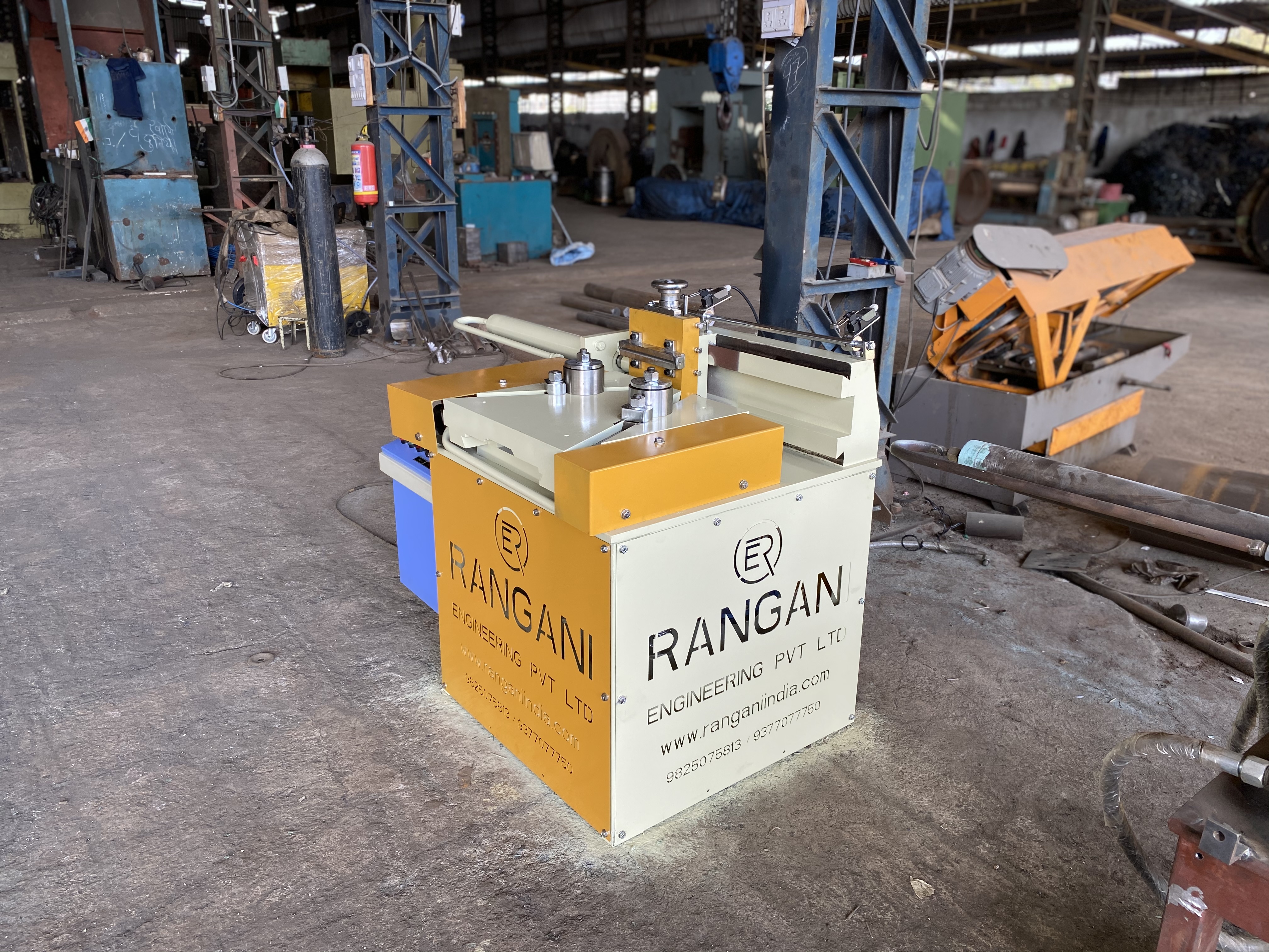 Hydraulic Flange Marking Machine - Operating Type: Automatic