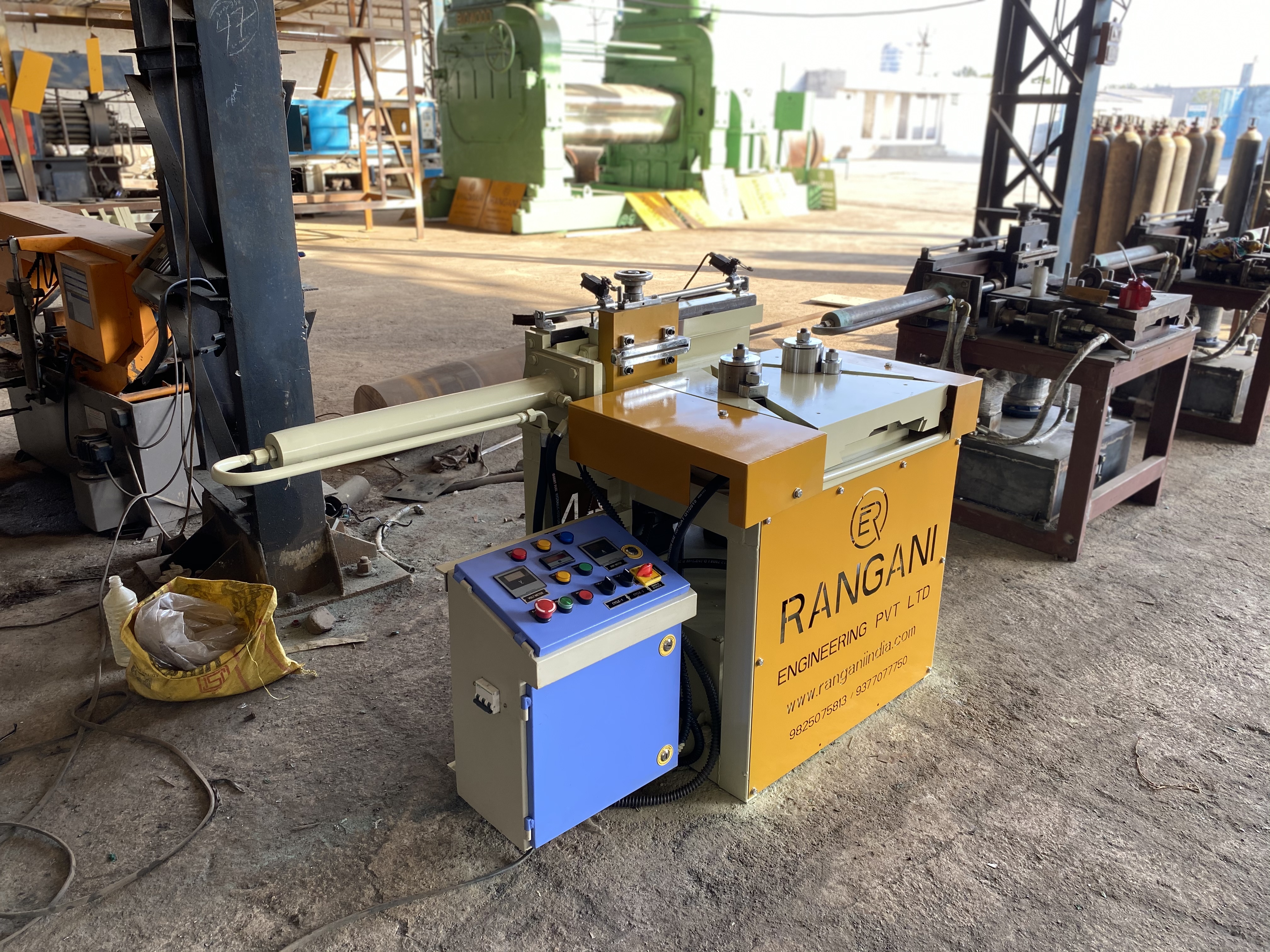 Hydraulic Flange Marking Machine - Operating Type: Automatic