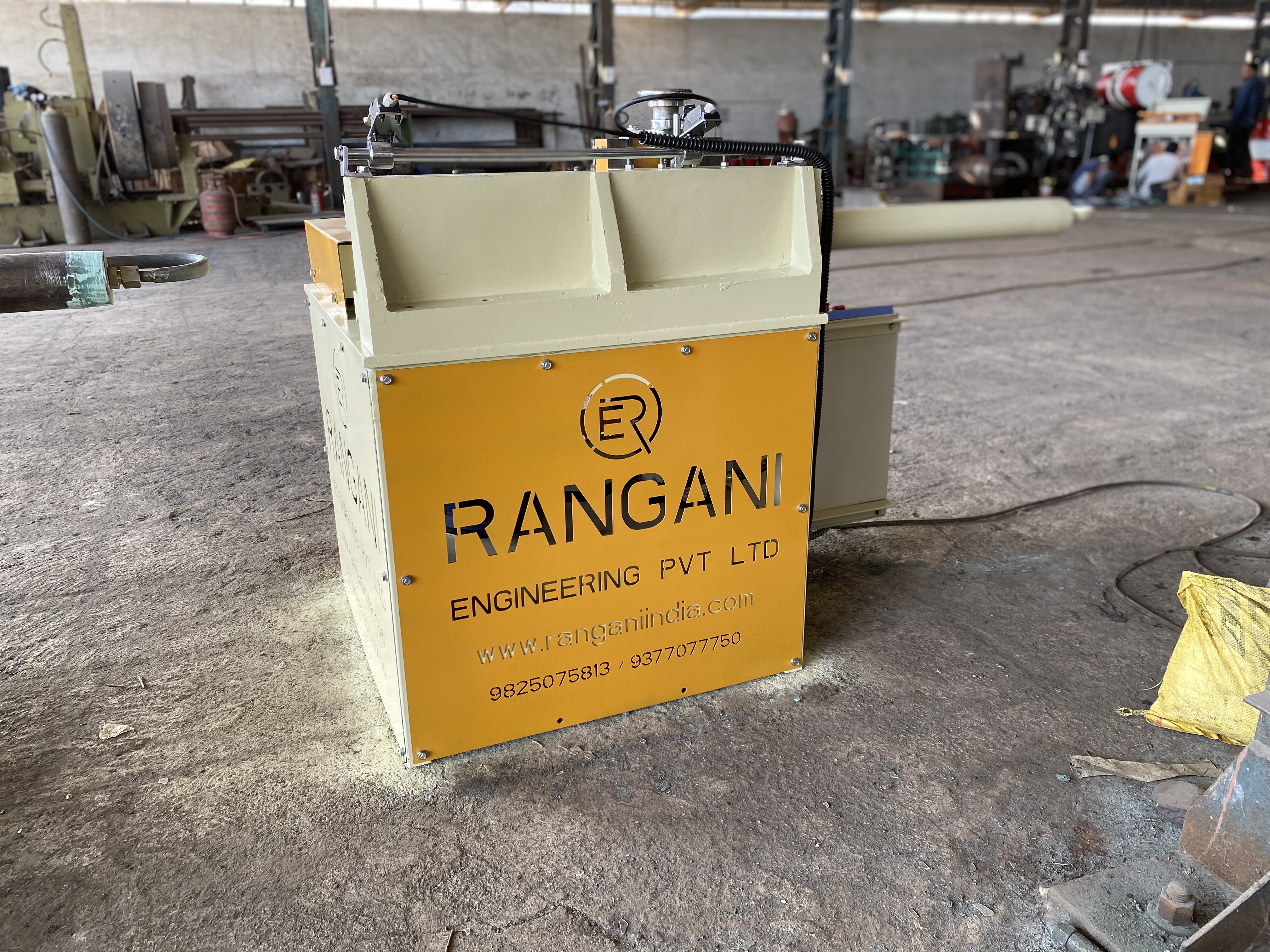 Hydraulic Flange Marking Machine - Operating Type: Automatic