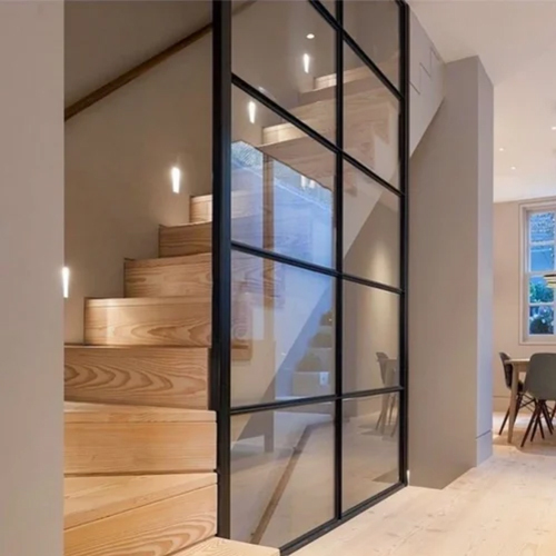 Transparent Glass Wall Panel