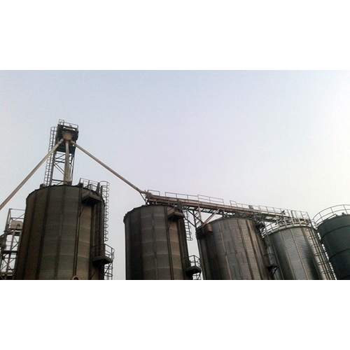 Industrial Grain Storage Silos - Finish: Galvanized