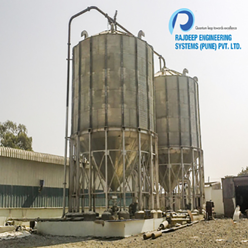 Industrial Grain Storage Silos - Finish: Galvanized