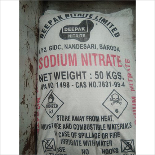 Sodium Nitrate - Industrial Grade Powder | Room Temperature Storage, Versatile Application