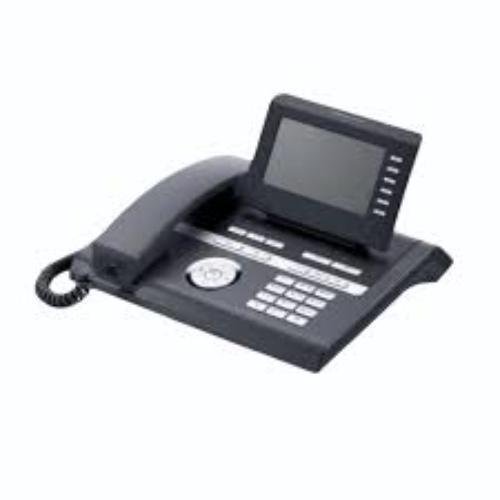 OpenStage 40T - Plastic Material, Backlit Display, Sleek Black Design | Hands-Free Communication, Voicemail Support, Programmable Function Keys, Ethernet Connectivity