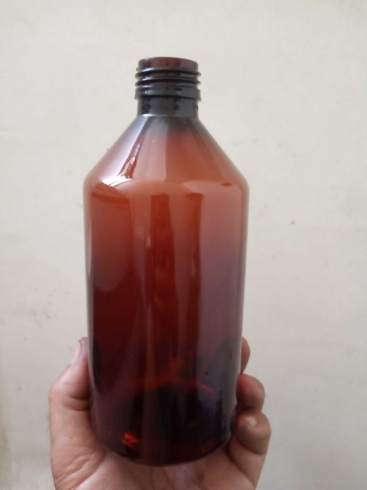 Brown Pet Black Phenyl Empty Bottle