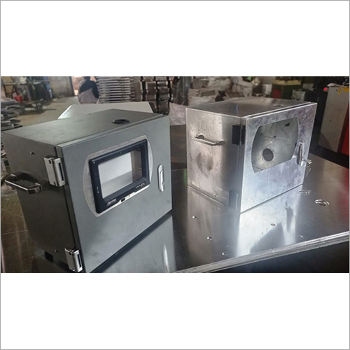 सिल्वर इलेक्ट्रॉनिक एनक्लोजर एल्युमिनियम