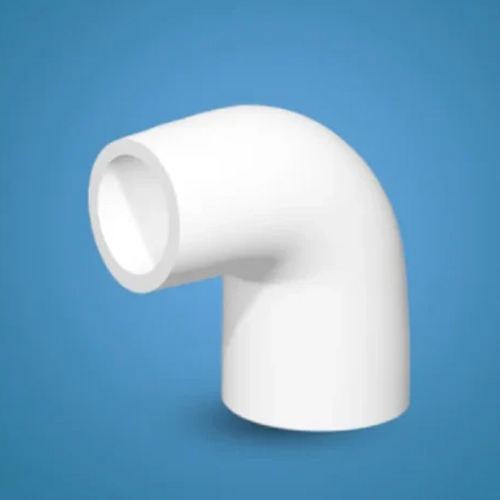 UPVC Reducing Elbow - UPVC Material, 1/2-4 Inch Size Range, White Color | ASTM Compliant, One-Year Warranty, Reduces Pressure Drop
