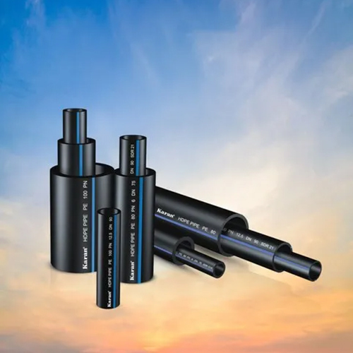 Hdpe Round Pipe - Hdpe Material Diameter 20-400mm Length 6-500m Black Color Round Shape | Durable For Drinking Water Applications 1-year Warranty