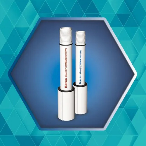 Upvc Column Pipe - 2 Inch Diameter, 3 Meter Length , White Round Design With 1-year Warranty For Efficient Underground Water Supply