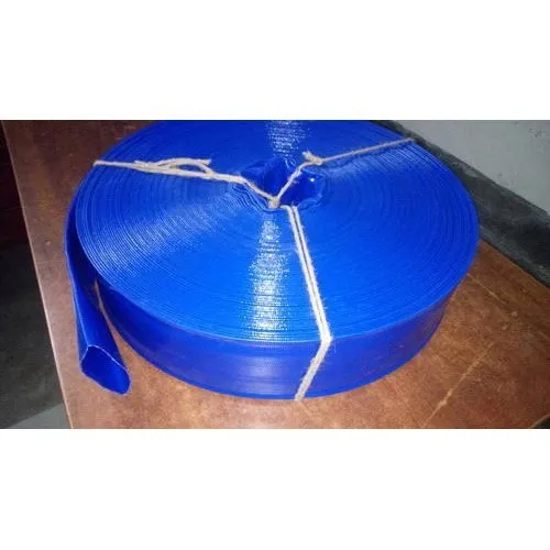 Pvc Lay Flat Hose - Blue Pvc 30-100m Length 1.5-6 Inch Diameter 3 Kgf/cm2 Pressure -15 To 55oc Temperature Range 1 Year Warranty