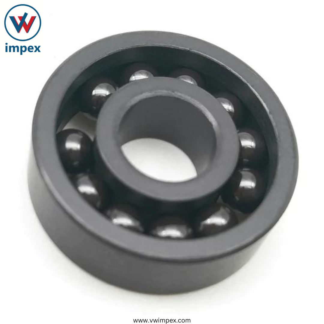 Black Si3n4 Full Ceramic Bearing Of Full Complement