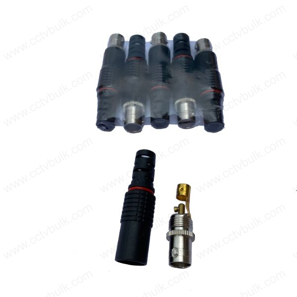 Bnc Connector - High Quality Zinc Alloy, Black Finish | Easy Installation, No Electrical Tap, No Splicing, No Crimping