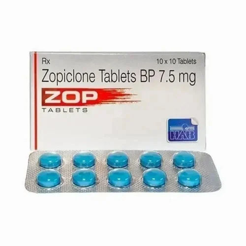 ज़ोपिक्लोन 7.5mg टैबलेट सामान्य दवाएं