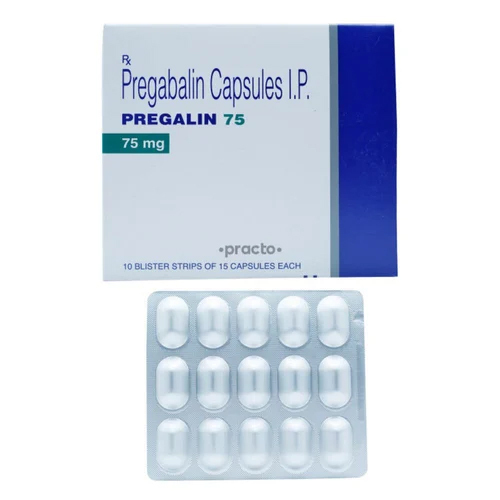 प्रीगैबलिन कैप्सूल Ip 75 Mg सामान्य दवाएं