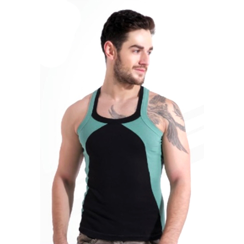 Mens Gym Workout Vest - Cotton Material, Customized Size, Available in Different Colors | Plain Pattern for Versatile Workout Style