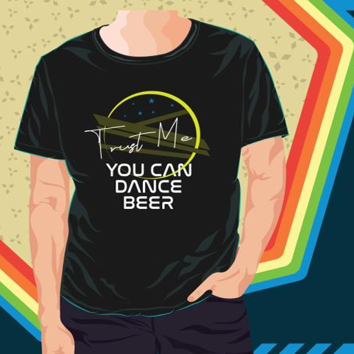 Mens Printed T-Shirt - Cotton Fabric, Customized Size , Available in Multiple Colors
