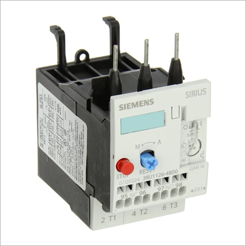 Black Siemens Thermal Overload Relay