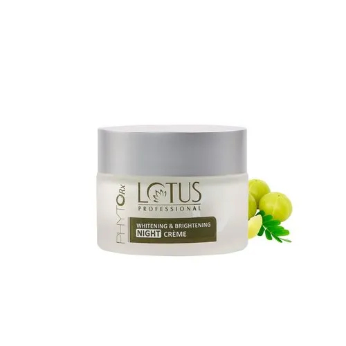Lotus Professional Phyto Rx व्हाइटनिंग और ब्राइटनिंग नाइट क्रीम 50g कोई साइड इफेक्ट नहीं